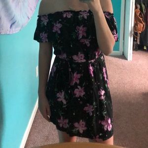 Off the shoulder floral dress